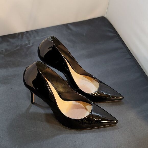 SCHUTZ LOU POINTED TOE LEATHER WOMEN"S HIGH HEEL STILETTOS PUMP - Picture 10 of 13